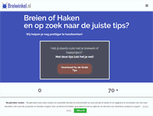 Tablet Screenshot of breiwinkel.nl